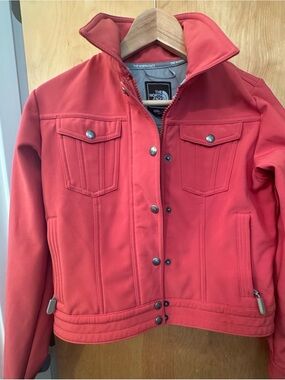 The North Face Women’s Coral Red Jean-Style Jacket